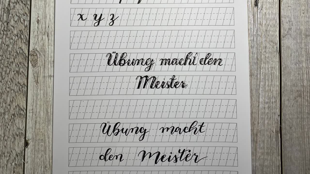 Faux Calligraphy